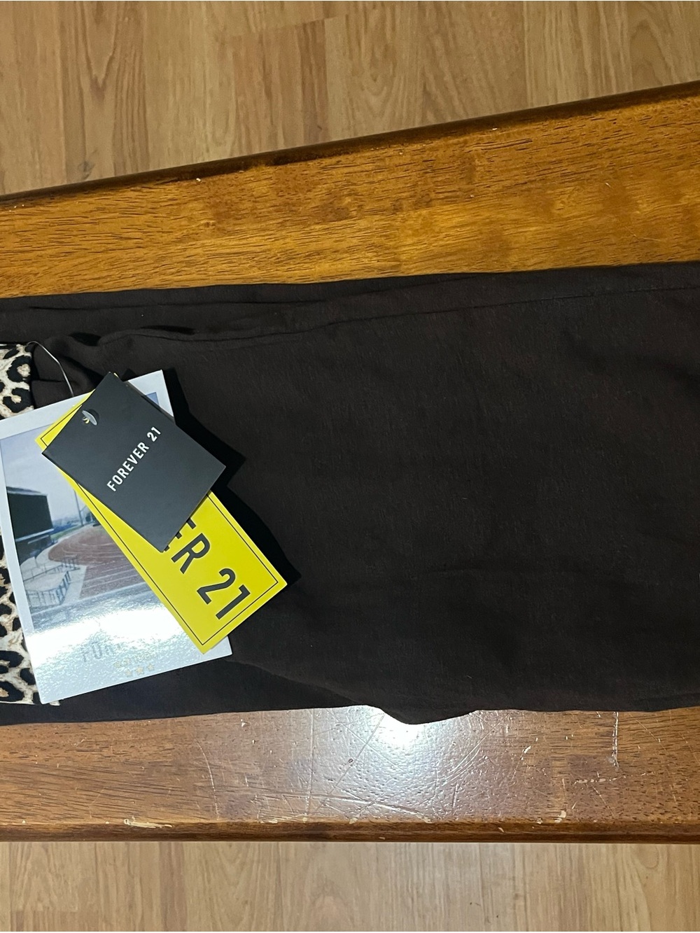 Forever 21 Brown cheetah Sweatpants